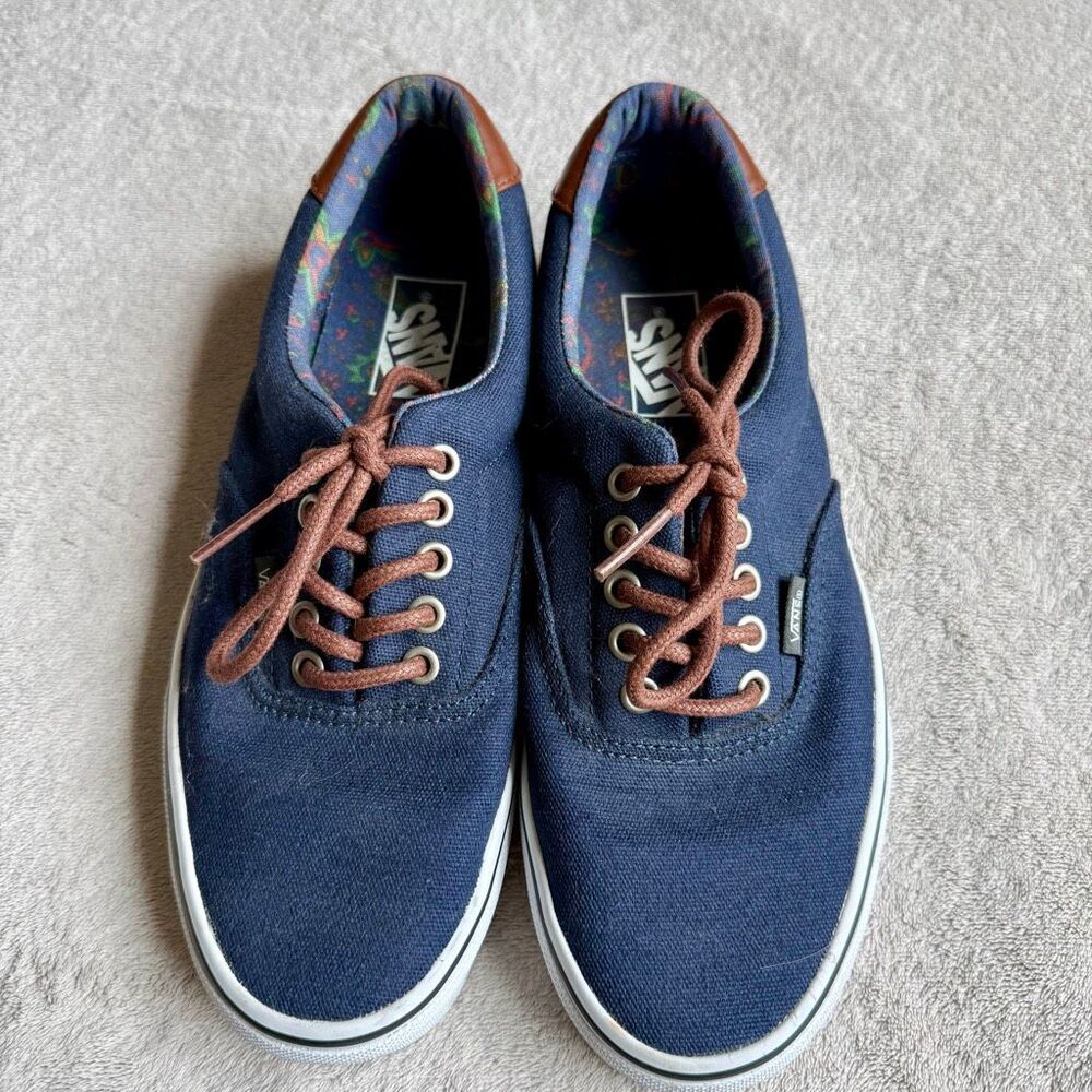 NWOB VANS Men’s Navy Era 59 Sneakers size 8 - Picture 5 of 10